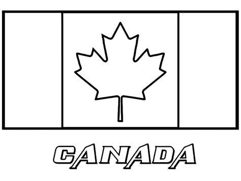 Dibujos de La Bandera de Canadá para Colorear para Colorear Pintar e Imprimir Dibujos Online Com