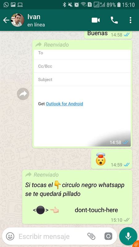 Cómo funcionan los mensajes reenviados en Whatsapp