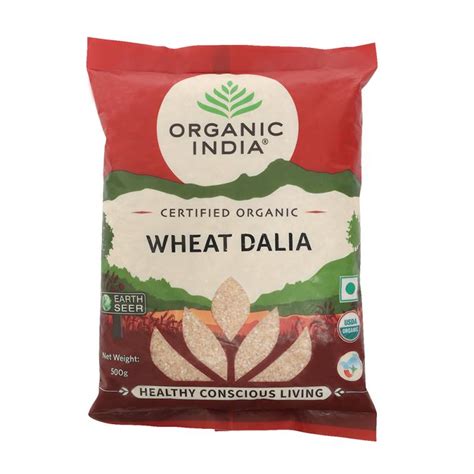 Wheat Dalia Porridge Broken Wheat Organic India 500gm Natures