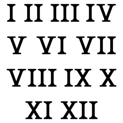 Roman Numeral Font Illustrations Royalty Free Vector Graphics And Clip