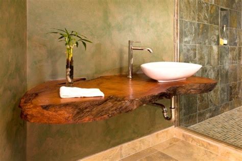 20 Bathrooms With Wooden Countertops