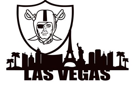 Las Vegas Raiders Skyline Png Datei Etsy