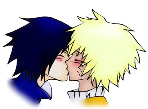 Sasuke And Naruto Kiss By Prutfis On Deviantart
