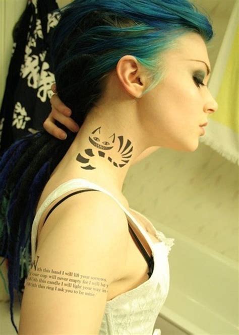 Top 70 Beautiful Neck Tattoos For Girls In 2016