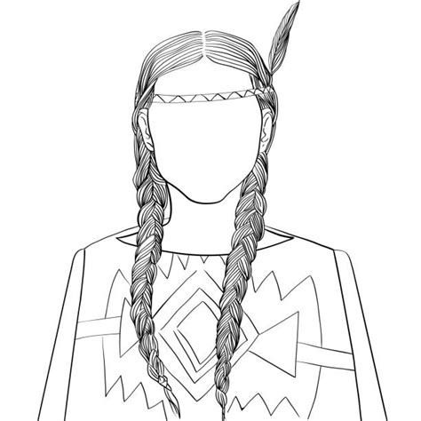 Female Native American Drawings Ph