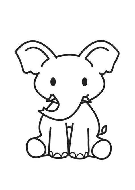 Elefante Para Colorir E Imprimir Muito Fácil Colorir E Pintar