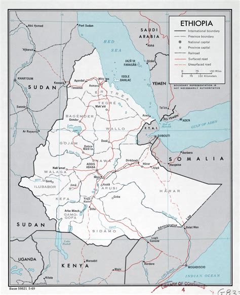 Large Detailed Political And Administrative Map Of Ethiopia With Other