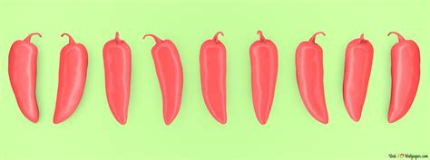 Red Hot Pepper 4k Wallpaper Download