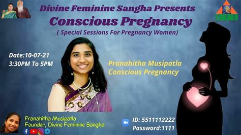 Conscious Pregnancy Day 1 Master Pranahita Youtube