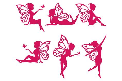 Fairy Silhouette Simple Vector Illustration 1079599