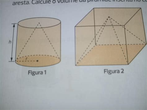 Na Figura 1temos H6 E R3 Cmcalcule O Volume Do Cone Inscrito No