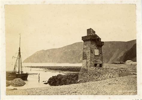 Uk Lynmouth View Of The Pier By Photographie Originale Original