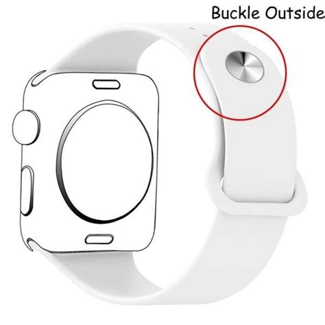 Sport Silicone Watch Band For Apple Watch 38mm 42mm High Quality Replacement Strap Creationsg