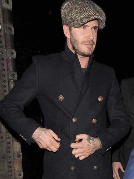 The giants don't have to do anything. David Beckham looks every inch the dapper on night out ...