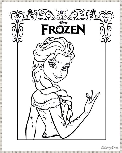 Download 14 Cute Frozen Christmas Coloring Pages for Children Free ...