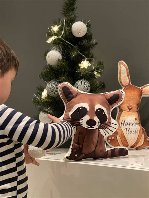 Woodland Animals Soft Plush Toy With Personalization Etsy