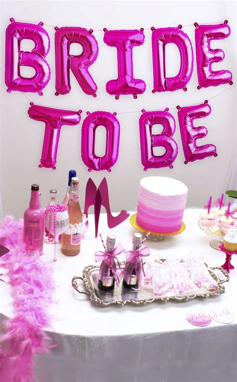 Jumbo Bride Pink Mylar Balloons Bachelorette Party