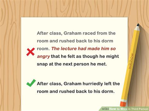 When writing a paper presenting your own research, the american psychological association, 6th editionallows for first person, but you may find instructors or publications requiring the use of third person. 6 Ways to Write in Third Person - wikiHow