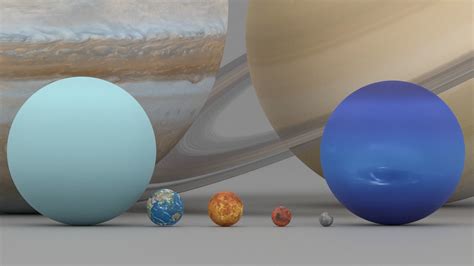 3d Model Solar System Planets In Scale Vr Ar Low Poly Cgtrader