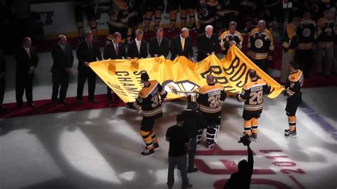 Boston Bruins Banner Raising 2011 Stanley Cup Champions Youtube