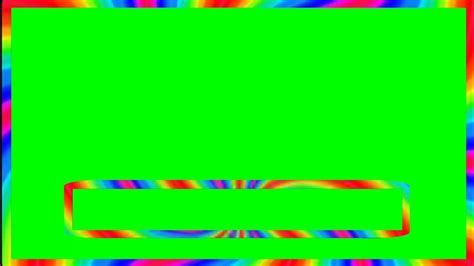 Rotating Colourfull Border Labble Green Screen Video Green Screen