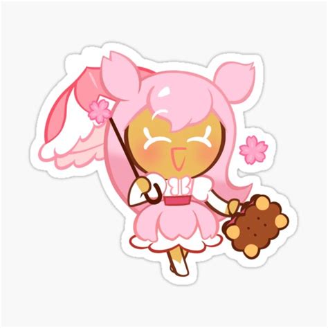 Cherry Blossom Cookie Cookie Run Kingdom Sticker For Sale By