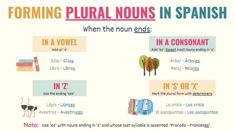 Spanish Plural Words 101 Making Nouns Plural In Spanish