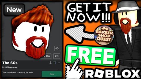 Free Accessory How To Get The 60s Beard Roblox Emergency Response