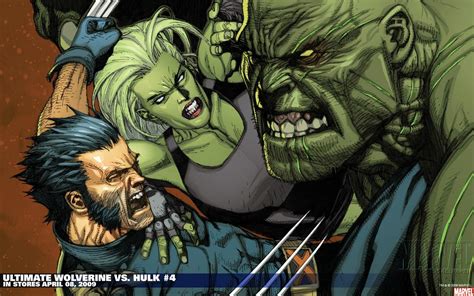 Hulk Vs Wolverine Wallpapers Wallpaper Cave