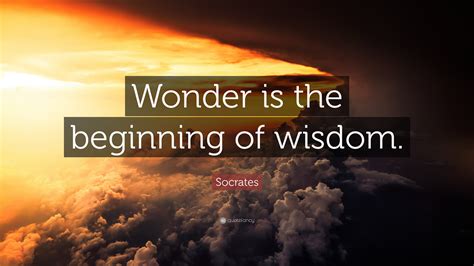 Socrates Quote Wonder Is The Beginning Of Wisdom 18 Wallpapers