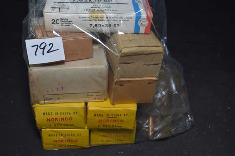 Large Selection Of 762 X 25mm Ammunition Including Full 60 Boxes Of