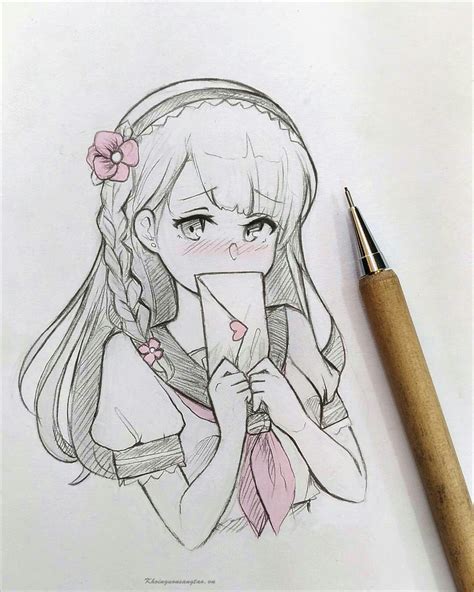 Vẽ Anime Nữ Đẹp Hướng dẫn cực đơn giản để bạn có thể vẽ được những cô gái anime xinh đẹp Nhấp