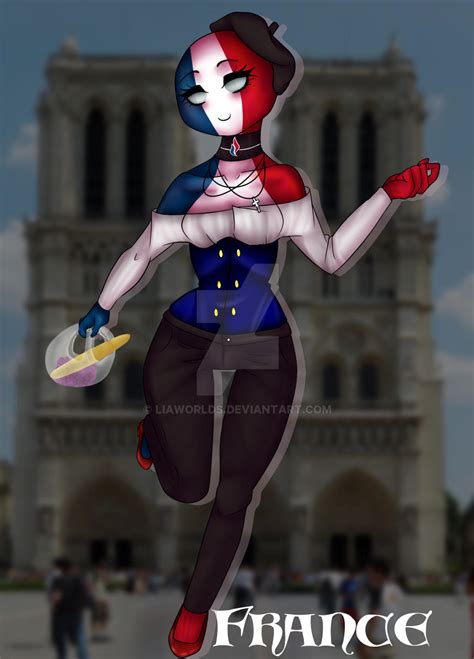 [ countryhuman ] concept art of france by liaworlds on deviantart