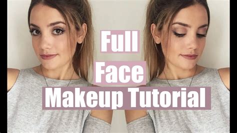 Full Face Makeup Tutorial Everyday And Natural Looking Youtube