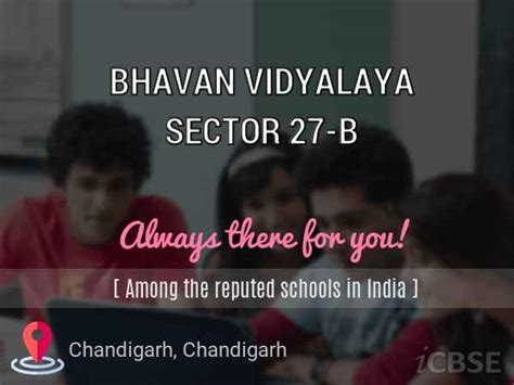 Bhavan Vidyalaya Sector 27 B High School Chandigarh Address Reviews
