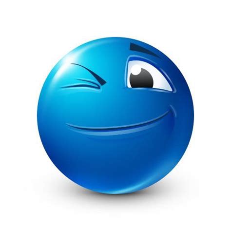 Emoji Man Winking Emoji Blue Emoji Funny Emoji Faces Funny
