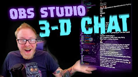 OBS Studio 3d Chatbox Overlay Tutorial For Twitch Streaming YouTube