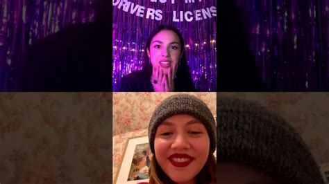 Olivia Rodrigo Instagram Livestream Drivers License Release Partyday