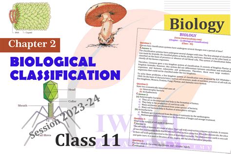 ncert solutions class 11 biology chapter 2 biological classification