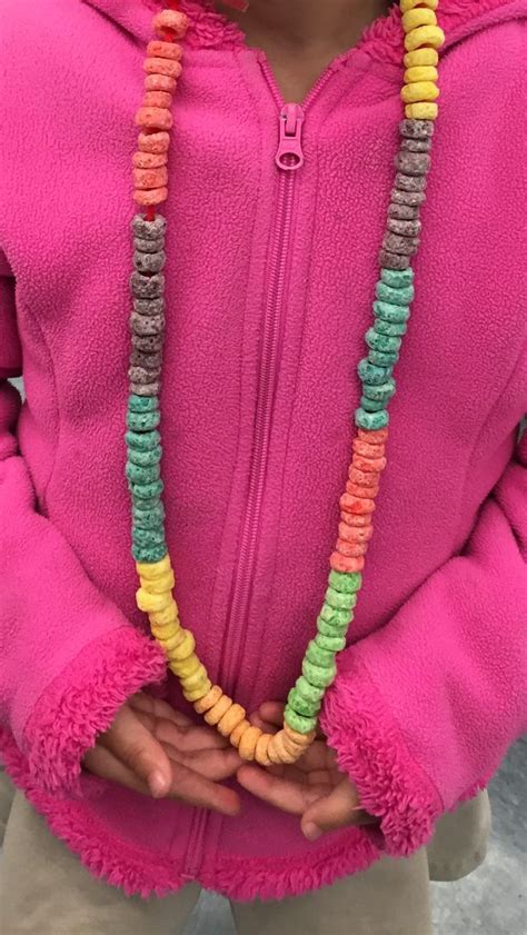 100th Day Fruit Loop Necklace For The 100th Day Of School 100 Days Of