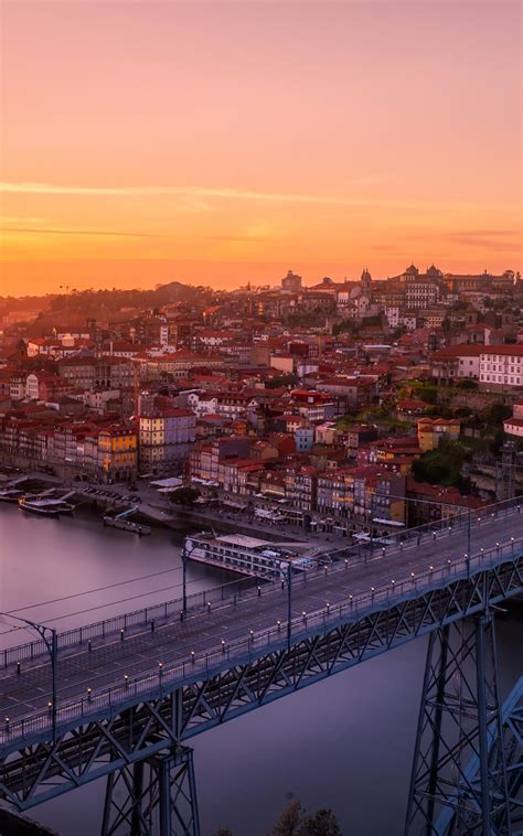 Free Download Daily Wallpaper Sunset In Porto Portugal I Like To Waste