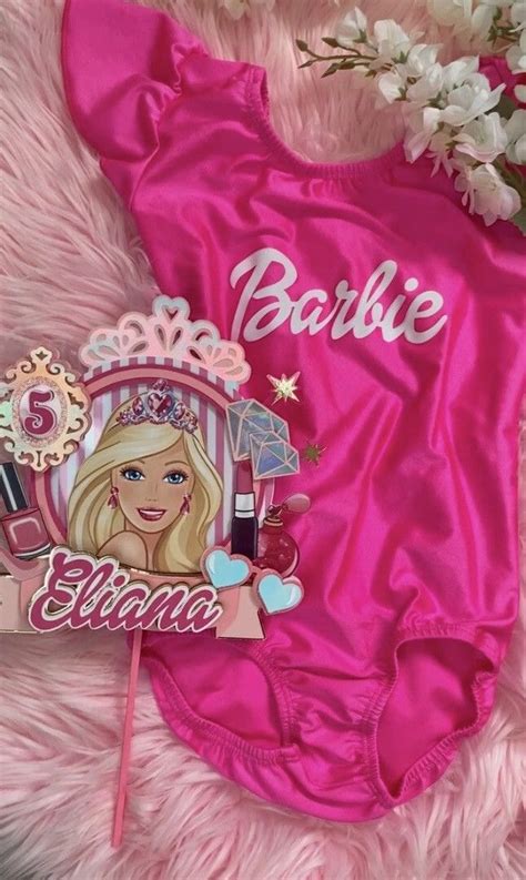 Barbie Cake Topper Barbie Birthday Theme Barbies World Pink Birthday