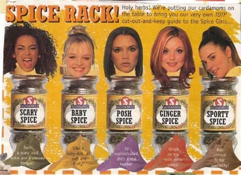 The Spice Nicknames Were Created By Totp Magazine In 1997 In An Effort