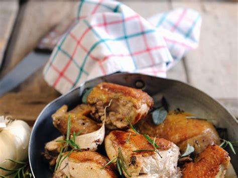 Perlhuhn mit Kräutern Rezept