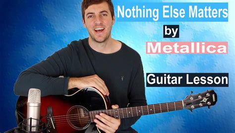 We have an official nothing else matters tab made by ug professional guitarists.check out the tab ». Nothing Else Matters by Metallica (Guitar Lesson with TAB)