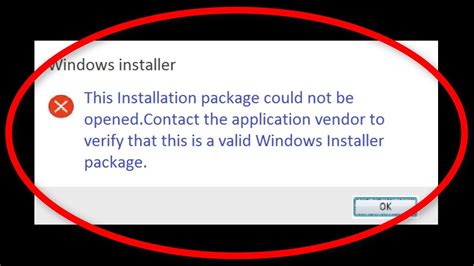 Fix This Installation Package Could Not Be Opened Error On Windows 108