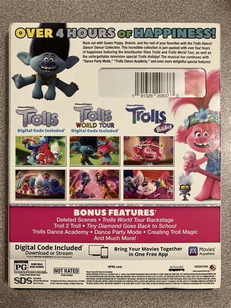 Trolls Dance Dance Dance Collection Blu Ray For Sale Online Ebay