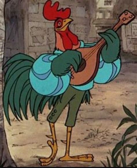 Robin Hood Rooster Robin Hood Disney Disney Cartoons Disney Art