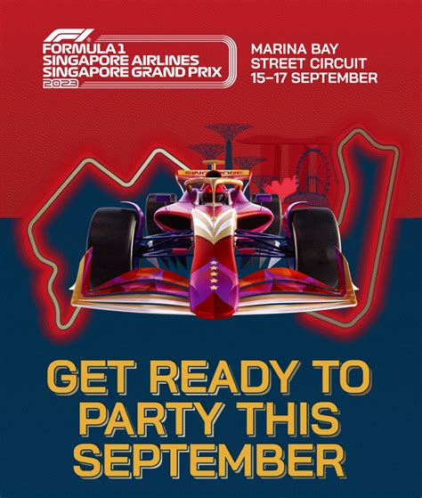 Formula 1 Singapore Grand Prix 2023 1 Day Sat Pit Gs Tickets
