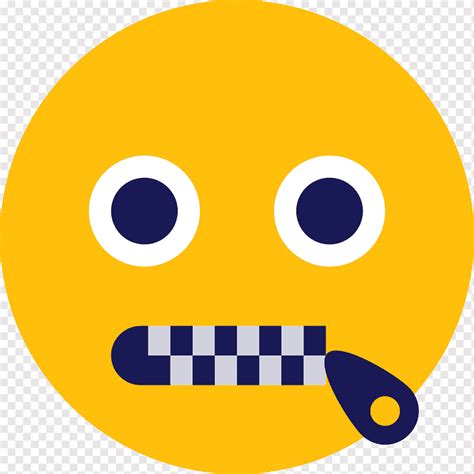 Emoji Lips Speechless Zipped Emoji Icon Png Pngwing